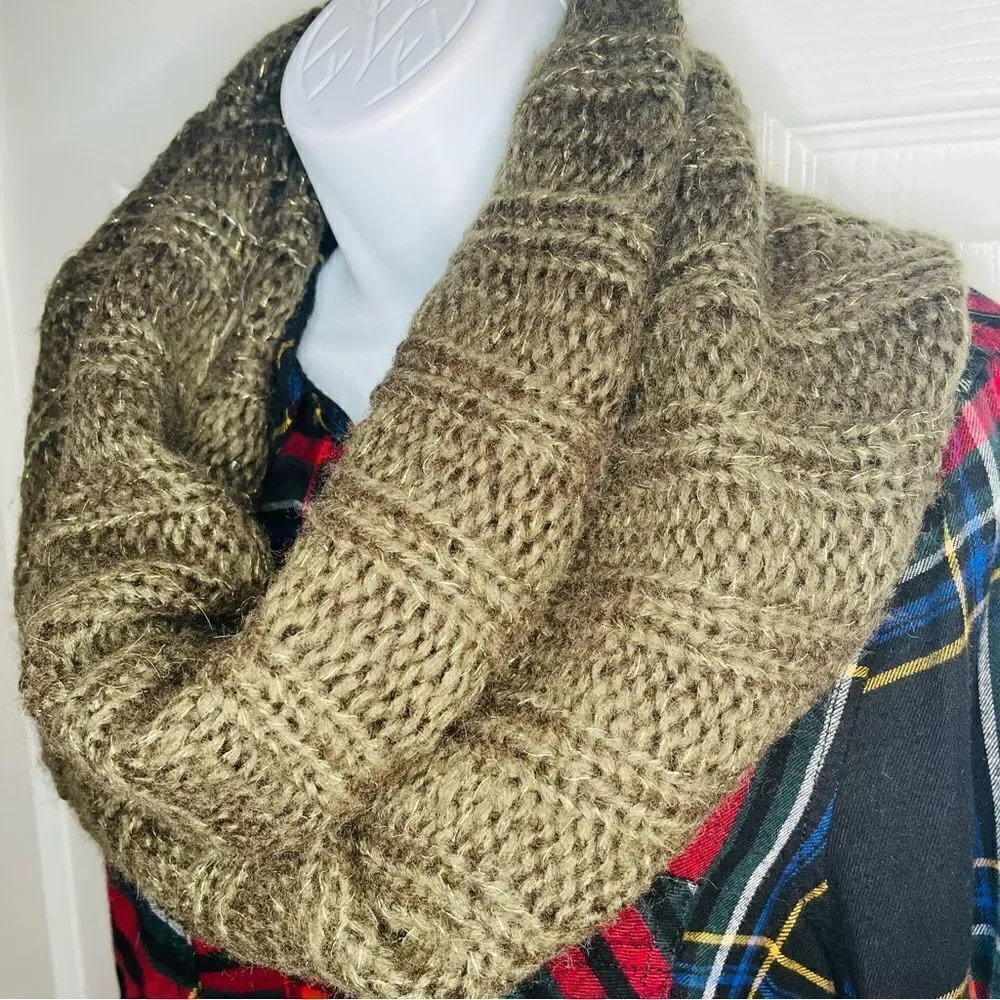 Various Brands Winter Scarf Bundle 4 Infinty, Fringed Scarf, Hair Scarves Multi